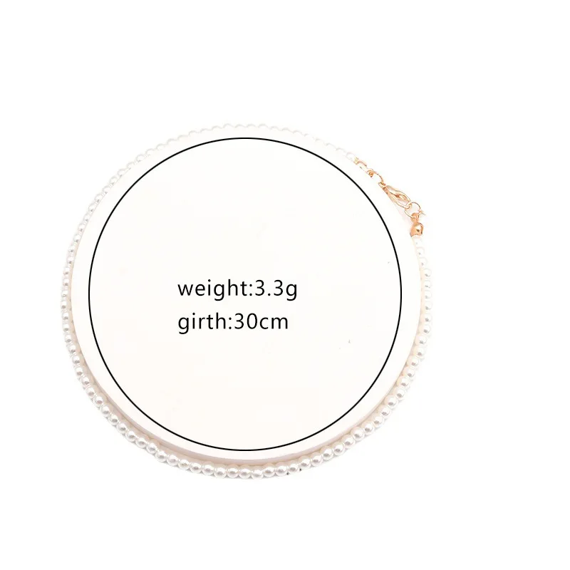 Imitation Pearl Necklace Adjustable Elegant Irregular Beads New Trend Date Wedding Party Jewelry Women Girls Gift - Image 2